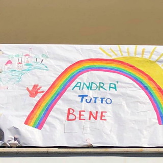 Sanremo: anche i bambini della scuola dell'infanzia 'Almerini' per il progetto #andratuttobene Italia