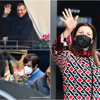 L'arrivo di Giovanna e Josè a Sanremo (foto Tonino Bonomo)