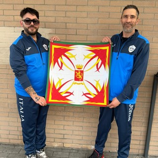 I ventimigliesi Alfonso Trotta ed Elia Russo unici liguri selezionati per la Nazionale della Lega Italiana Sbandieratori I ventimigliesi Alfonso Trotta ed Elia Russo unici liguri selezionati per la Nazionale della Lega Italiana Sbandieratori