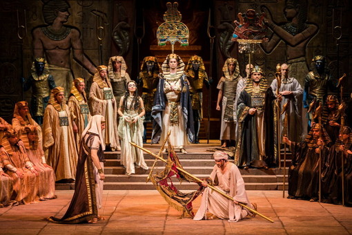 Rappresentazione dell'opera 'Aida' di Giuseppe Verdi al Grimaldi Forum di Nizza Rappresentazione dell'opera 'Aida' di Giuseppe Verdi al Grimaldi Forum di Nizza