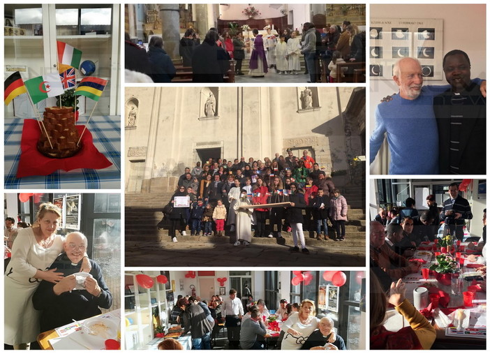 Perinaldo: 'ambasciatori per un giorno', grande partecipazione alla domenica di unione voluta da don Rito Alvarez (Foto)