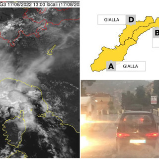 Da mezzanotte allerta meteo gialla per temporali su tutta la Liguria: "Possibili grandinate e trombe marine"