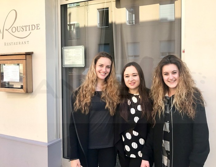 Tre studentesse dell'Università di Nizza traducono l'intero sito Internet di un ristorante: una è della nostra provincia