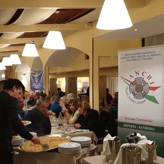 Ospedaletti: ieri l'assemblea generale della sezione di Imperia-Sanremo dell’Associazione Nazionale Insigniti dell’Ordine al Merito della Repubblica Italiana