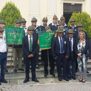 Gli alpini di Vallecrosia a Martiniana Po per gli 85 anni del gruppo cittadino (foto)