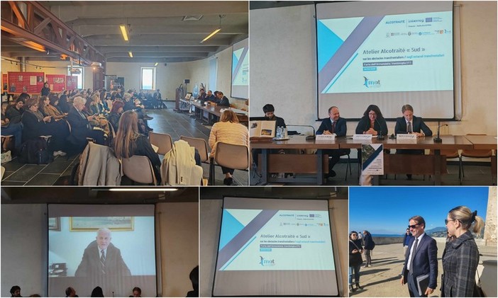 Frontiera italo-francese, Ventimiglia ospita l'Atelier Alcotraité Sud sugli ostacoli transfrontalieri (Foto e video) Frontiera italo-francese, Ventimiglia ospita l'Atelier Alcotraité Sud sugli ostacoli transfrontalieri (Foto e video)