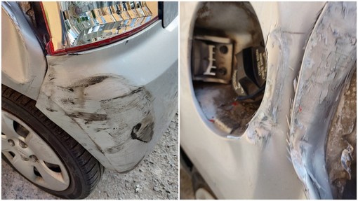 Vallecrosia, don Rito lancia un appello per trovare l'automobilista pirata (Foto)