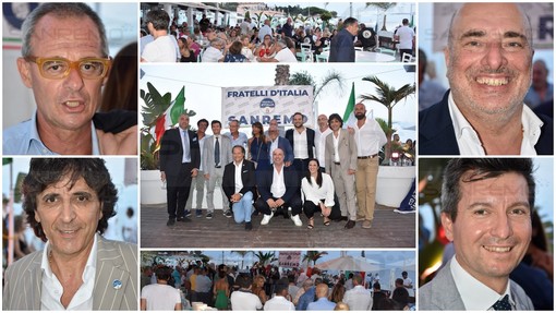 Fratelli d'Italia comincia la campagna elettorale per le politiche del 25 settembre da Sanremo e pensa già alle Amministrative (Foto e Video)