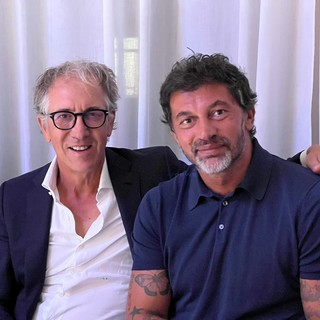 Alberto Biancheri con Kakha Kaladze