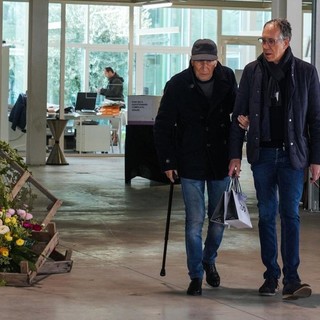 Il sindaco Alberto Biancheri con il papà Antonio Il sindaco Alberto Biancheri con il papà Antonio