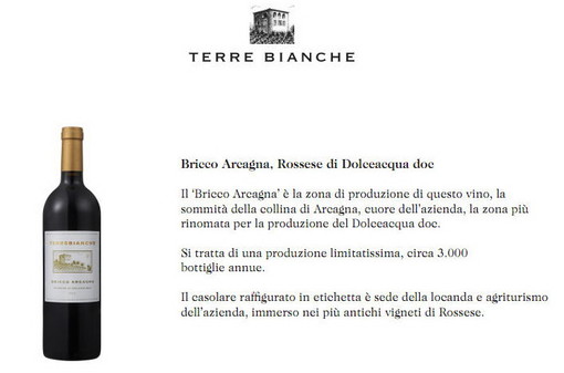 Dolceacqua: i complimenti del Comune all'azienda 'Terre Bianche' per i 'Tre Bicchieri' del Gambero Rosso