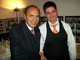 Bruno Vespa a Sanremo dal ristorante 'Da Vittorio'