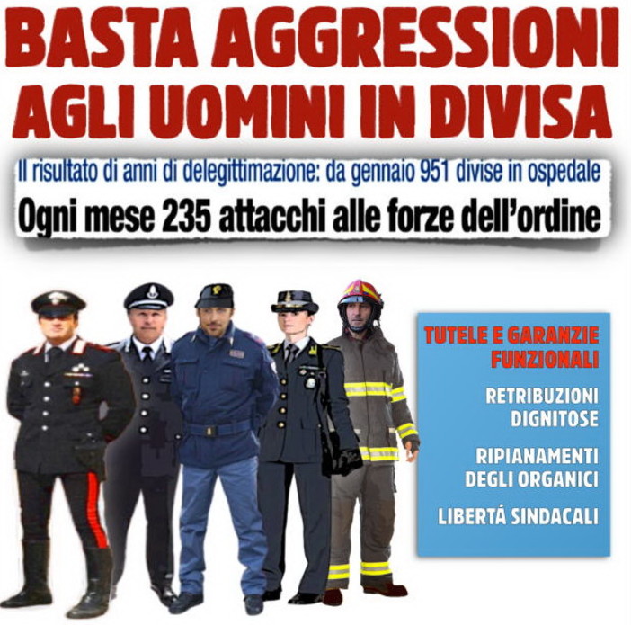 Anche una delegazione del sindacato Sap della nostra provincia domani alla manifestazione di Roma Anche una delegazione del sindacato Sap della nostra provincia domani alla manifestazione di Roma