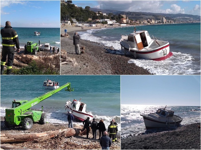 Le immagini dal lungomare di Bussana