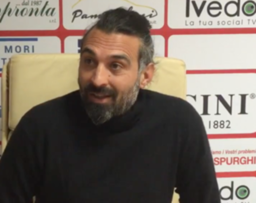 Alessio Bifini, ex giocatoee della Sanremese, ora allenatore del Corneto Tarquinia