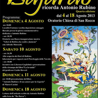 Domenica gran finale di 'Bajardo ricorda Rubino' con tanti eventi