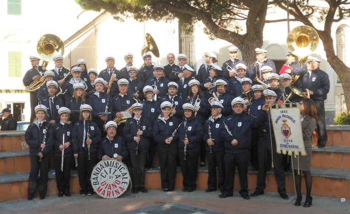 La banda musicale di Diano Marina a San Bartolomeo (frazione Chiappa) per la festa di San Giacomo