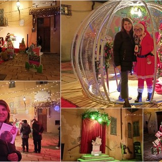 Animazione per bambini, Bordighera apre il Villaggio di Natale nel centro storico (Foto e video)