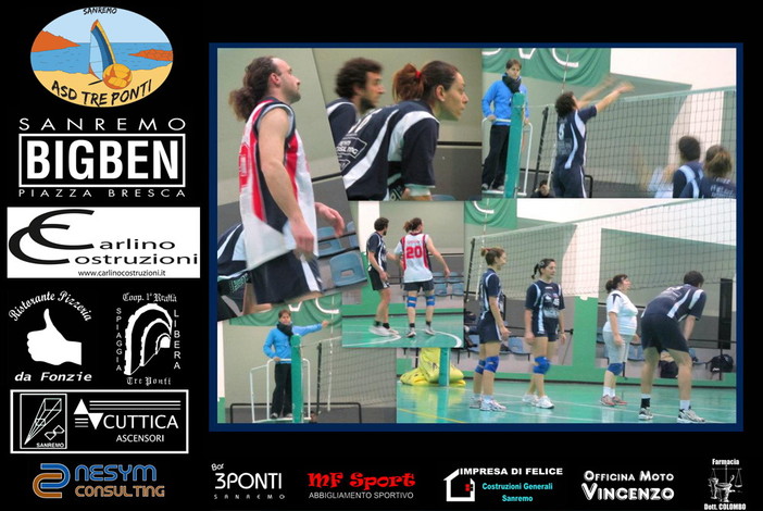 Pallavolo: nel campionato Csi il 'Tre Ponti Big Ben' ha vinto ieri contro il Cmac Pallavolo: nel campionato Csi il 'Tre Ponti Big Ben' ha vinto ieri contro il Cmac