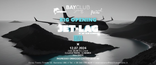 Torna il venerdì di Sanremo al Bay Club con l’inaugurazione di 'Jet Lag' Torna il venerdì di Sanremo al Bay Club con l’inaugurazione di 'Jet Lag'