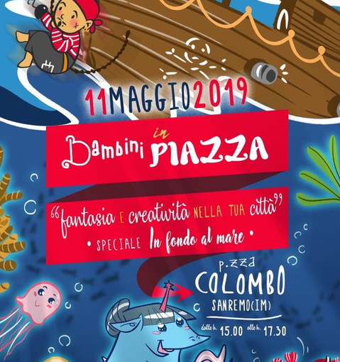 Sabato prossimo in piazza Colombo l'evento "Bambini in Piazza, fantasia e creatività nella tua città" Sabato prossimo in piazza Colombo l'evento "Bambini in Piazza, fantasia e creatività nella tua città"