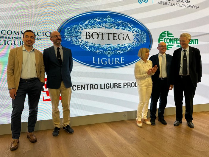 Commercio, la Regione presenta "Bottega Ligure": il nuovo marchio di qualità per le imprese con 30 anni di attività
