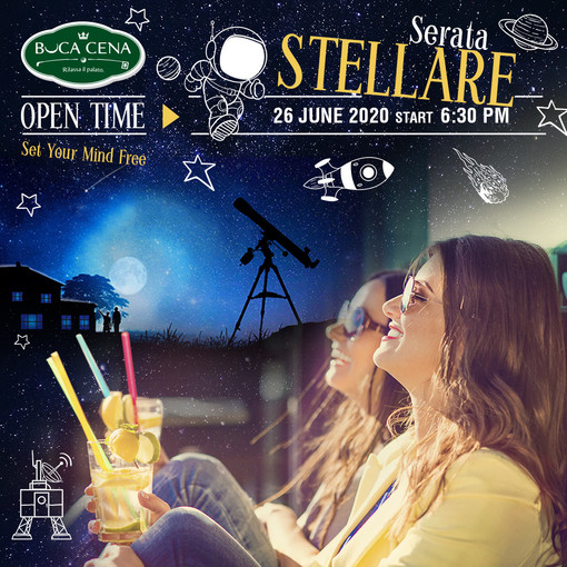Sanremo: 'Open Time' stellare al Buca Cena con le guide dell’Associazione Stellaria