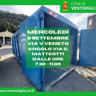 Ventimiglia: prosegue il servizio con gli 'scarrabili' contro le discariche abusive