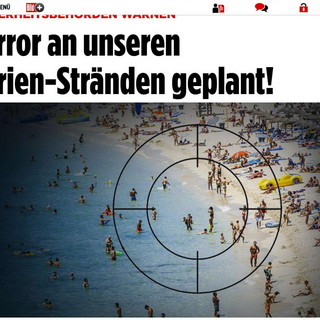 Dalla Germania la Bild parla di rischio terrorismo sulle spiagge liguri: smentita dell'intelligence italiana Dalla Germania la Bild parla di rischio terrorismo sulle spiagge liguri: smentita dell'intelligence italiana