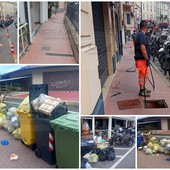 Ventimiglia: Scullino ringrazia l'assessore per l'intervento in via Mameli ma lo bacchetta per l'immondizia