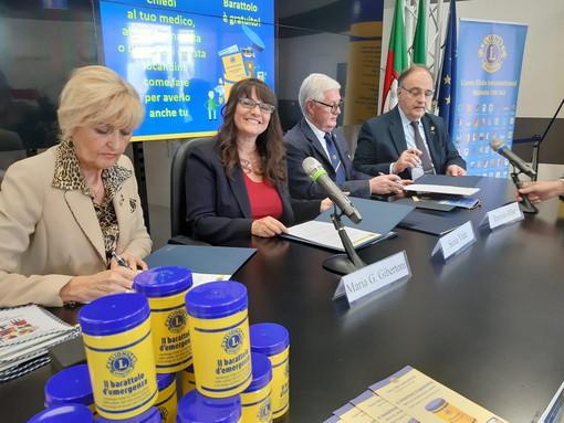 Welfare: sottoscritto protocollo Regione Liguria – Lions per il progetto ‘Il barattolo dell’emergenza’