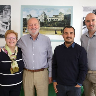 Da sinistra Anna Bregliano, Daniele Cimiotti, Giacomo De Vai e Fabiano Boeri