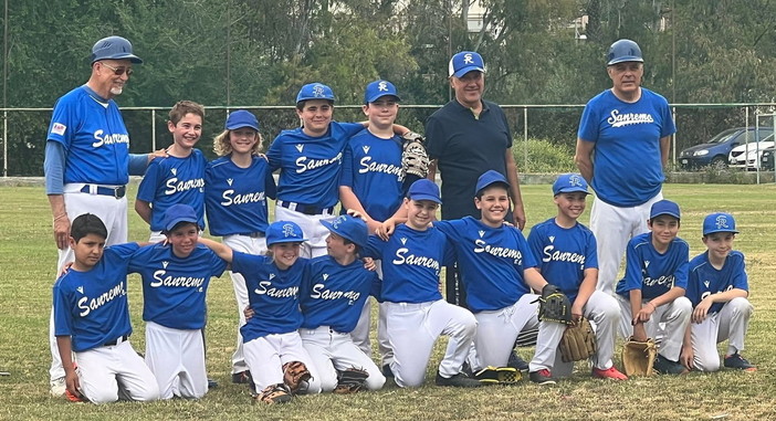 Baseball: la formazione Under 12 del Sanremo ha conquistato il titolo regionale in anticipo