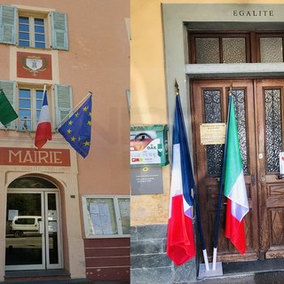 Crisi Italia-Francia: anche sui comuni di La Brigue, Saorge e Breil Sur Roya sventola la bandiera italiana