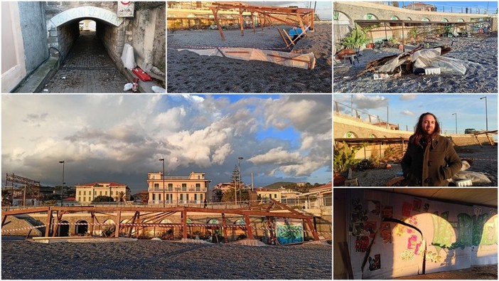 Bordighera, la mareggiata devasta i Bagni Vernier: "Un disastro che si poteva evitare, chiediamo risarcimento danni al Comune” (Foto e video)