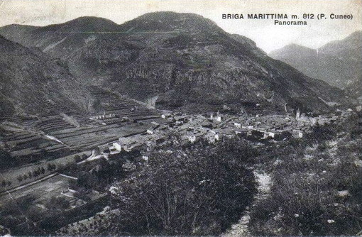 Una cartolina di Briga del 1930