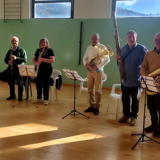 La Banda “Pasquale Anfossi” porta la musica tra i banchi della scuola primaria G.B. Soleri di Taggia