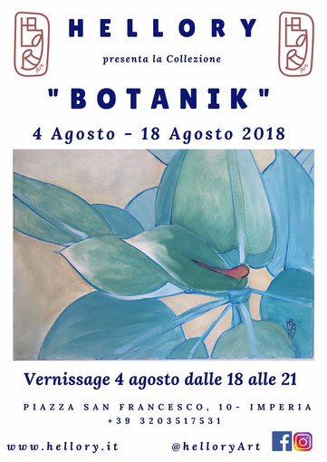 Imperia: Maria Nella Ponte, Hellory, ha inaugurato la mostra 'Botanik' e esporrà alla International Mini-Print Trienal 2018 di Tokyo Imperia: Maria Nella Ponte, Hellory, ha inaugurato la mostra 'Botanik' e esporrà alla International Mini-Print Trienal 2018 di Tokyo