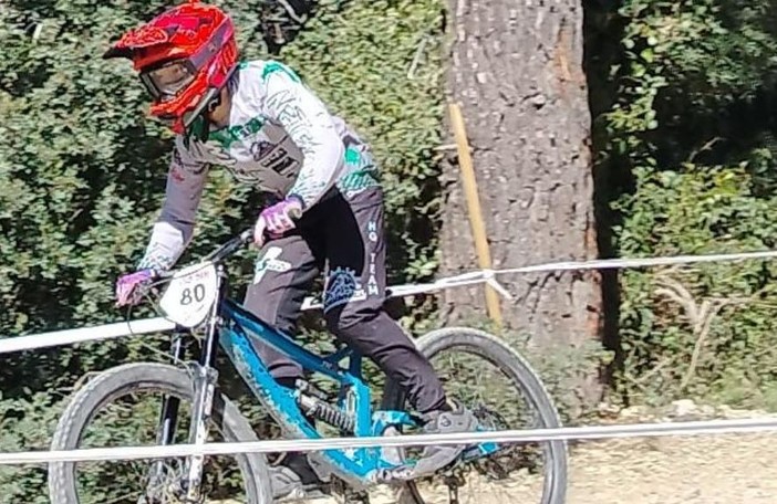 Downhill, buon tempo per Bruno Ruiz della PSV Ngteam di Vallecrosia al Mare a Blausasc