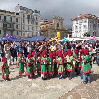 Elezioni Amministrative Sanremo: momento di aggregazione in piazza Colombo per i bambini
