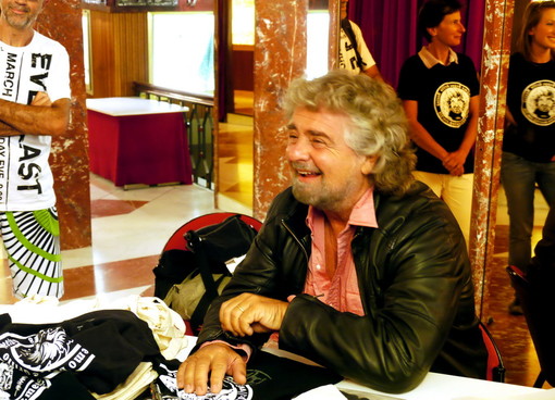 Beppe Grillo a Sanremo