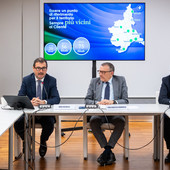 Da sinistra, Cazzullo, Cornaglia e Stra Da sinistra, Cazzullo, Cornaglia e Stra