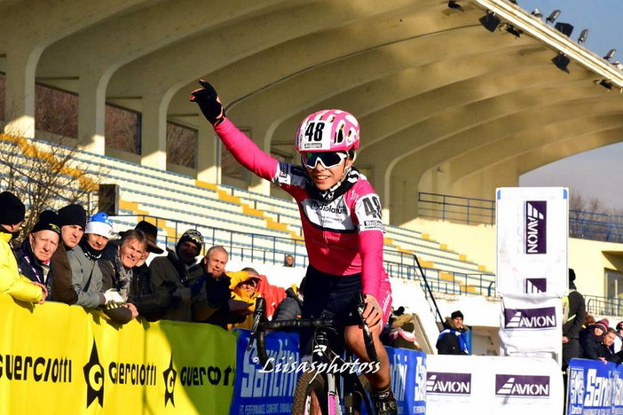 Beatrice Temperoni, della Ciclistica Bordighera, è la nuova campionessa italiana ciclocross