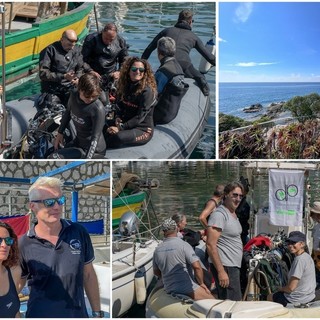 Con la prima immersione salpa Bordighera Blu Park, obiettivo? L'Area di Tutela Marina di Sant'Ampelio