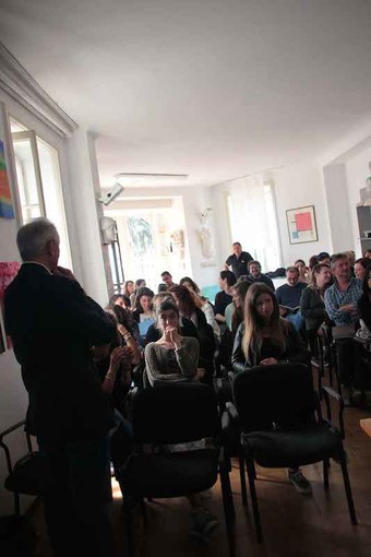 Sanremo: ieri all'Accademia di Belle Arti una lezione con Giorgio Saporiti