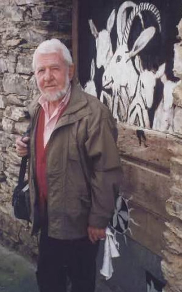 Il pittore di Dolceacqua Mario Raimondo 'Barbadirame' in mostra a Londra, con la proposta di prodotti tipici