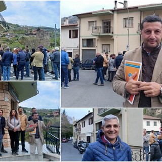 'Cittadini in Comune' a Vallecrosia Alta, Biasi: "In cinque anni investiti 600mila euro, con i fatti cambieremo il centro storico" (Foto e video)