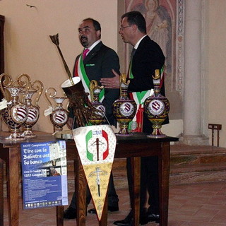 I balestrieri di Ventimiglia domenica scorsa in Umbria