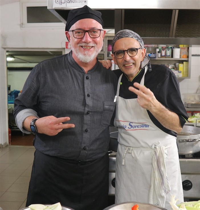 chef Sergio Sartor e Flavio Ottonello