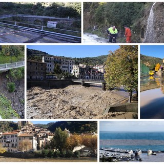 Maltempo sul ponente: la 'bomba d'acqua' porta 50 mm di pioggia in un'ora, frane in Val Nervia (Foto e Video)